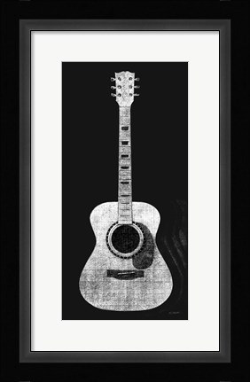 Framed Garage Band II WB Print