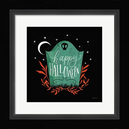 Framed Cute Halloween I Print