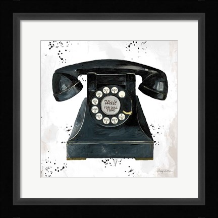 Framed Graffiti Telephone Print