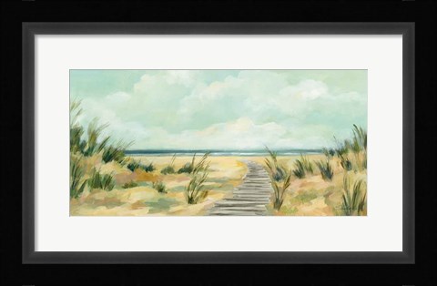 Framed Path Through the Dunes Print