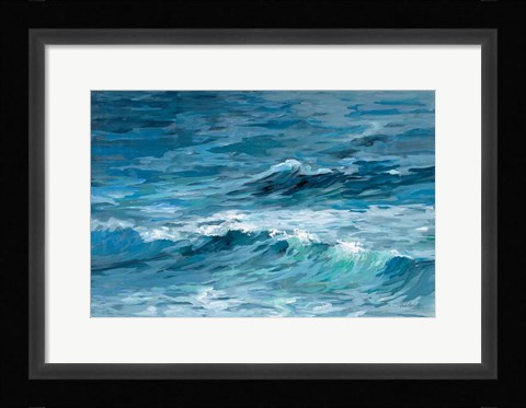 Framed Deep Blue Sea Print