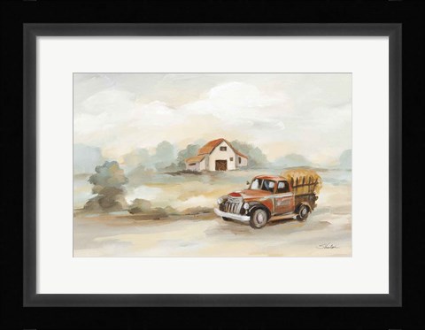 Framed Old Farm Print