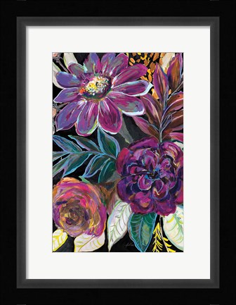 Framed Festive Season I Black Crop II Print