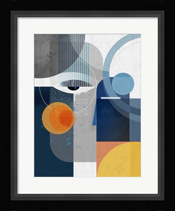 Framed Obsidian Print