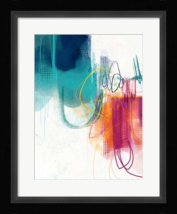 Framed Turquoise No. 1 Print