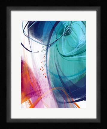 Framed Turquoise No. 2 Print