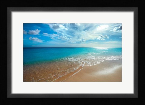 Framed Turquoise Tranquility Print