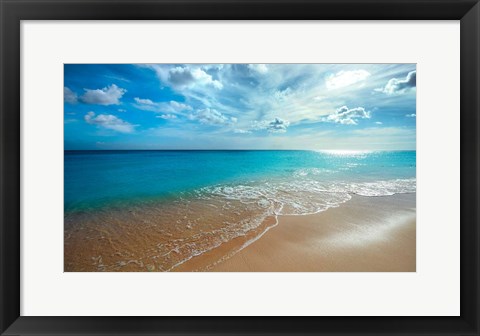 Framed Turquoise Tranquility Print
