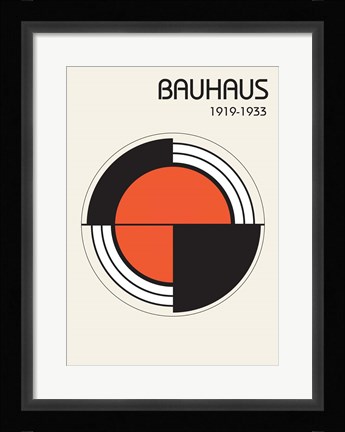 Framed Bauhaus 1 Print