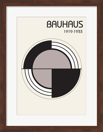 Framed Bauhaus 2 Print