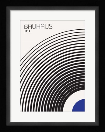 Framed Bauhaus 4 Print