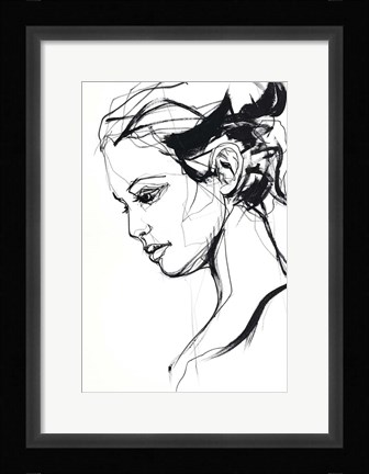 Framed Silhouette 2 Print