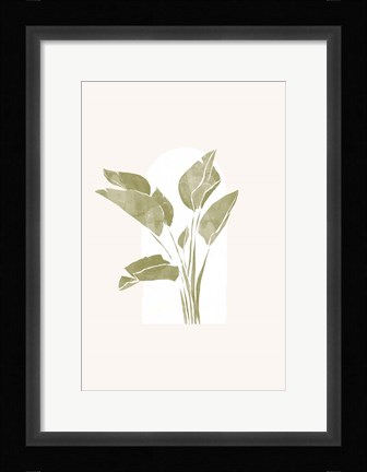 Framed Tropical Window 2 Print