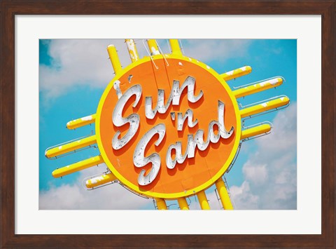 Framed Sun n Sand  No. 2 Print
