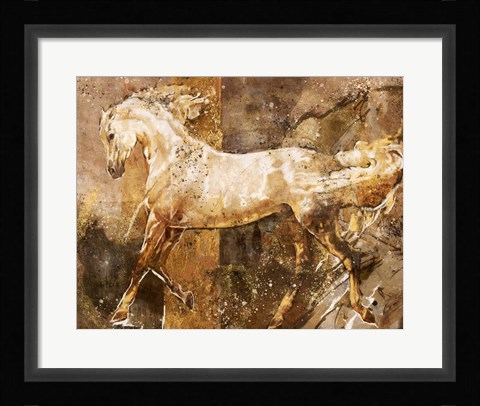 Framed Fibonacci White Print