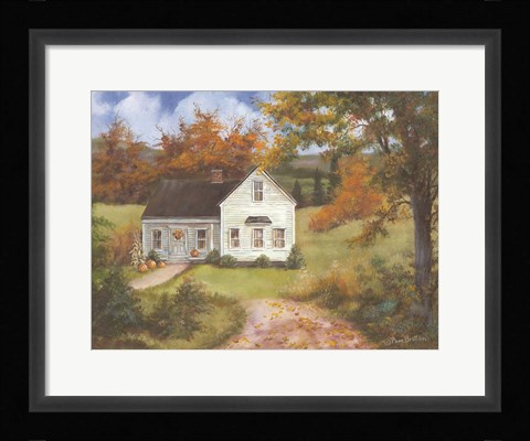Framed Fall in the Country Print