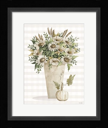 Framed Fall Sunflowers IV Print