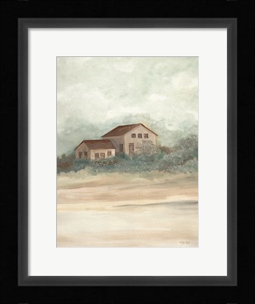 Framed House in Country Print