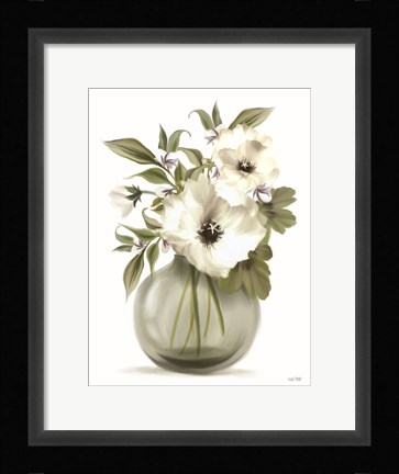 Framed Botanical Posies Print