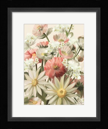 Framed Summer Wildflowers Print