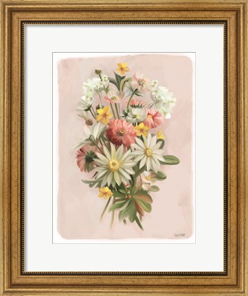 Framed Summer Wildflower Bouquet Print