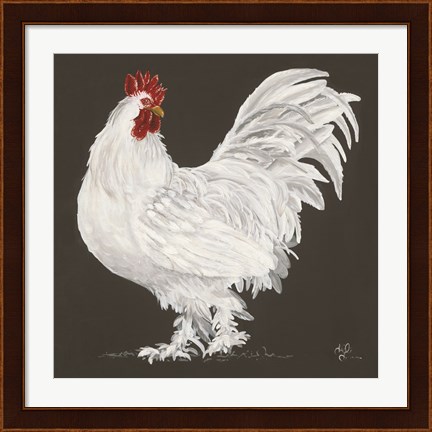 Framed Rooster Print
