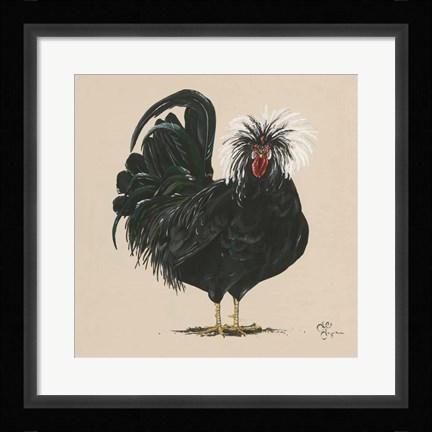Framed Chicken Print