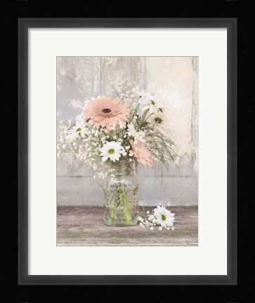 Framed Farmhouse Floral III Print