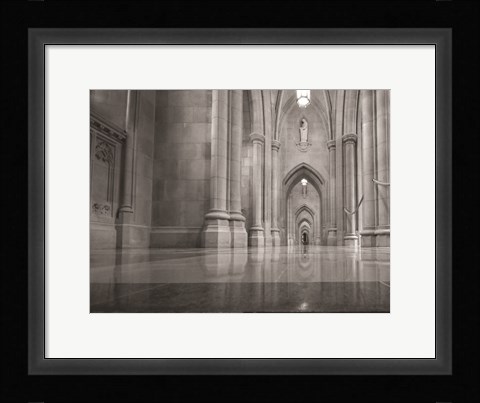 Framed National Cathedral Print