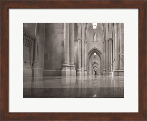 Framed National Cathedral Print