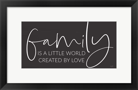 Framed Family Is? Print