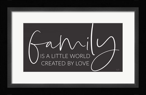 Framed Family Is? Print