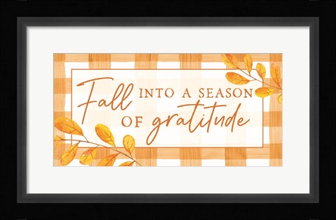 Framed Season of Gratitude Print