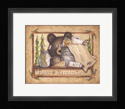 Framed Bear Necessities Print