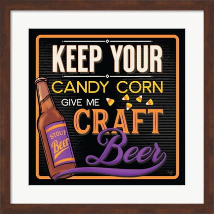 Framed Keep Your Candy Corn Print