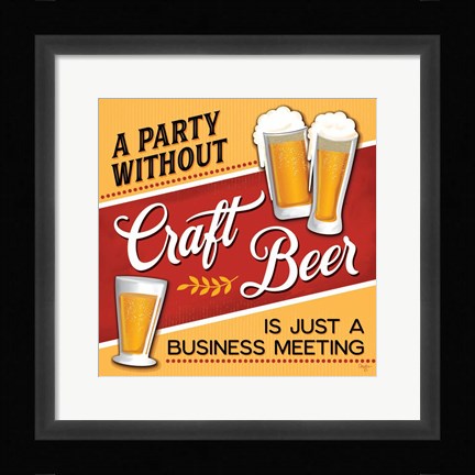 Framed Just a Business Meeting Print