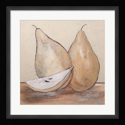 Framed Pair of Pears Print