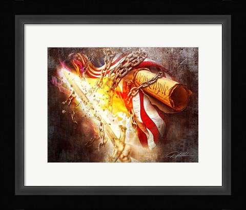 Framed Break Every Chain Print