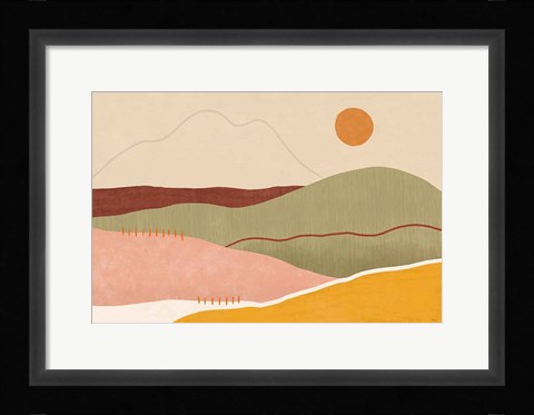 Framed Warmscape II Print