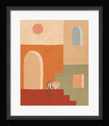 Framed Simple Scenes I Print