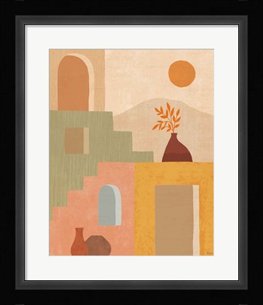 Framed Simple Scenes II Print