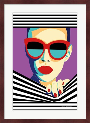 Framed Style and Attitude II Print
