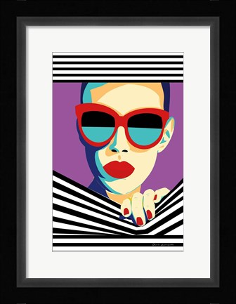 Framed Style and Attitude II Print