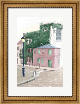Framed Montmartre Paris Print