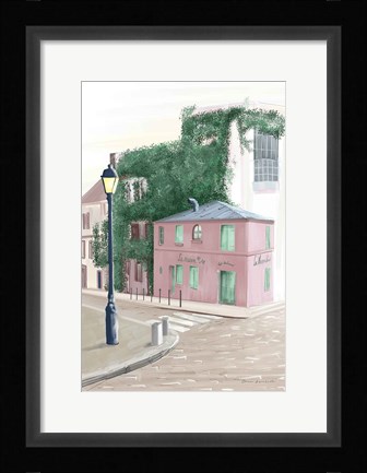 Framed Montmartre Paris Print