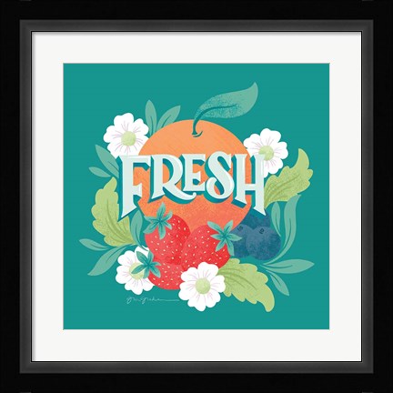 Framed Market Fresh I Print
