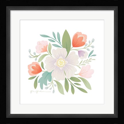 Framed Sweet Bouquet I Print
