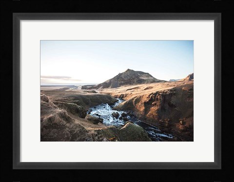 Framed Above Skogafoss Print