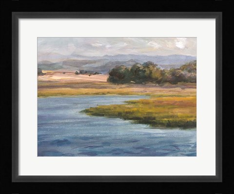 Framed Western Lake Print