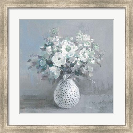 Framed Touch of Spring II Sage Print